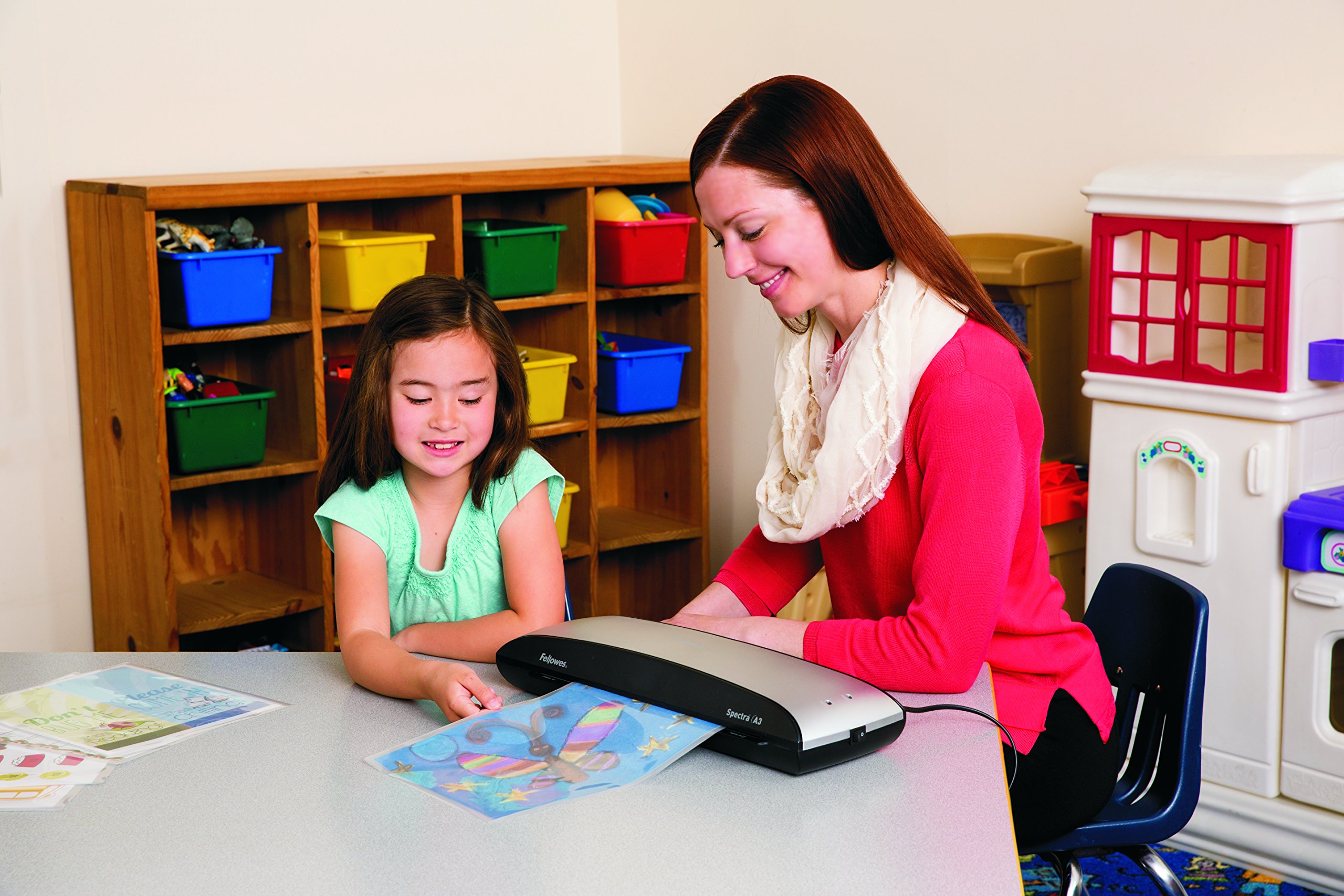 Fellowes A4 Laminator, Spectra A3 for Beginners, for 80-125 Micron Laminating Pouches, up to A4 Format, for Home/Home Office, Includes 10 Free A4 Films