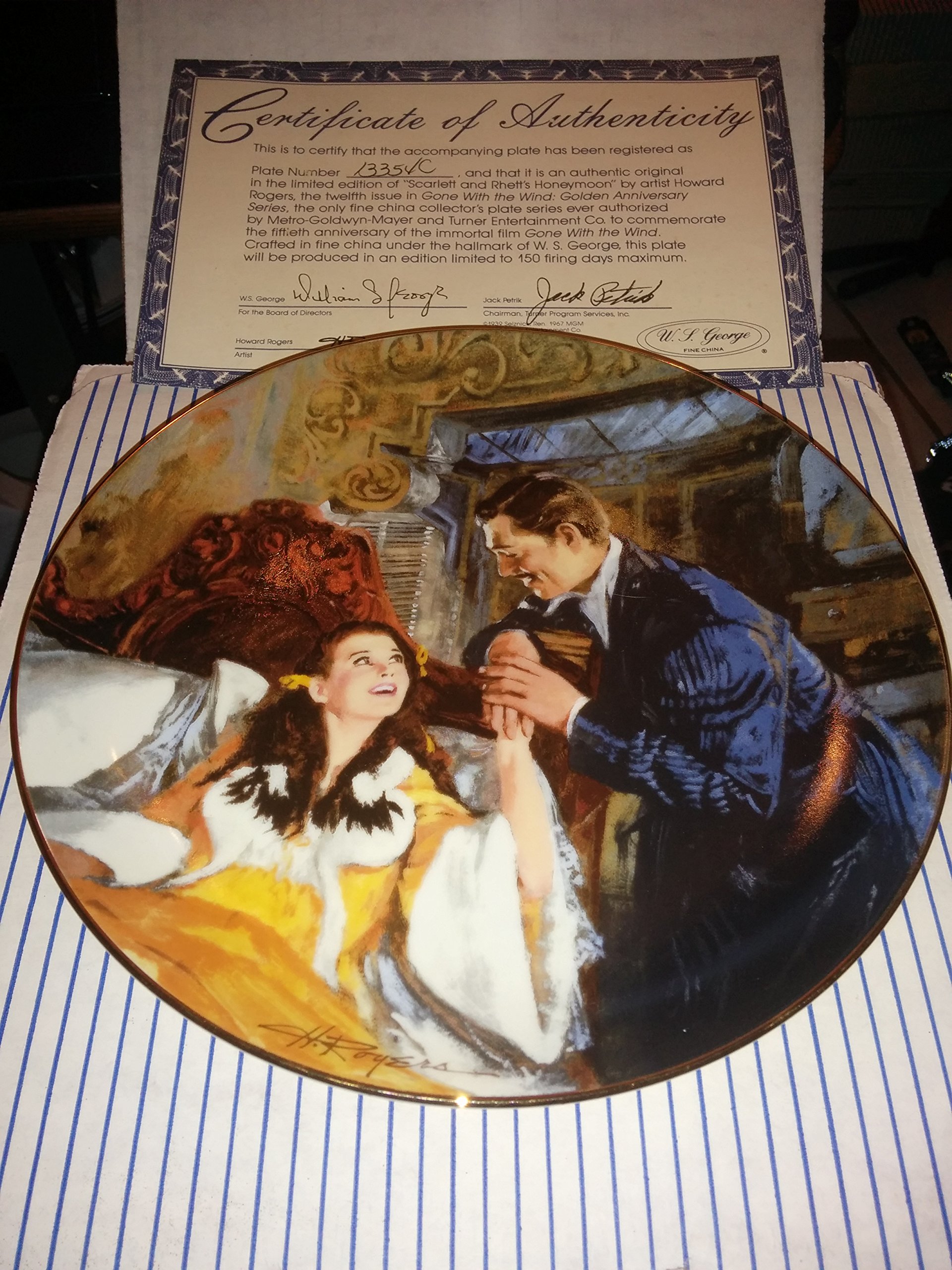 Amazon.com: Collector Plate - Gone with the Wind - Golden
