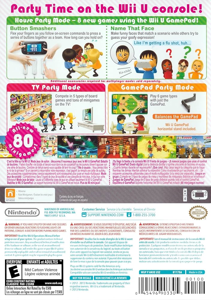 Nintendo Switch Wii Party New Wii Party U (YA79) | My Miis Wiki | Fandom