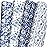ZINTBIAL Blue White Floral Wrapping Paper for Women, Girls - Gift Wrap With Flowers and Plants for Birthday Wedding Bridal Shower - 20 x 29 Inches, 8 Folded Sheets, Easy to Store