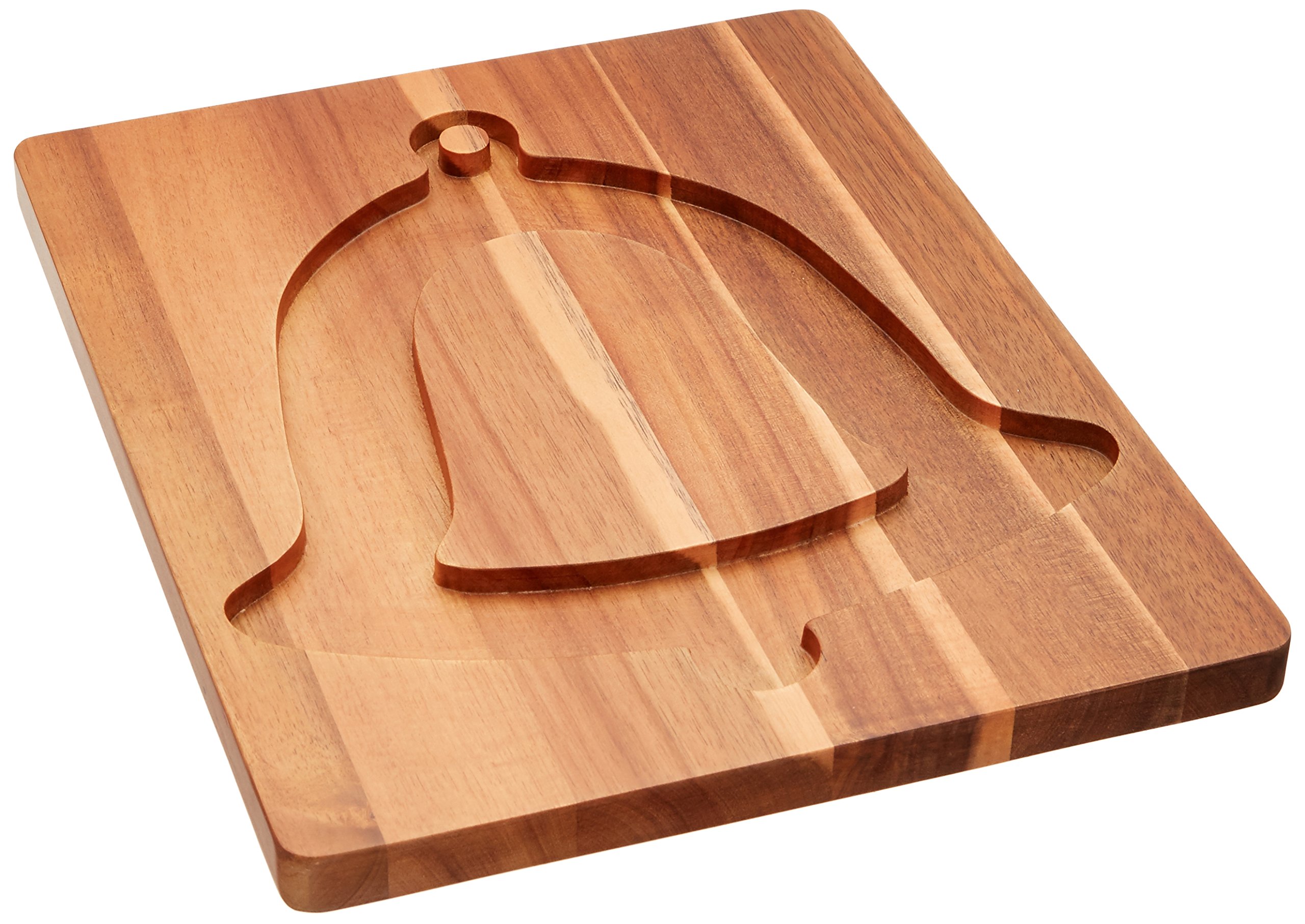 Lenox Star Cracker And Cheese Board – Braunes Holzbrett Mit Mulde Für Kekse & Käse