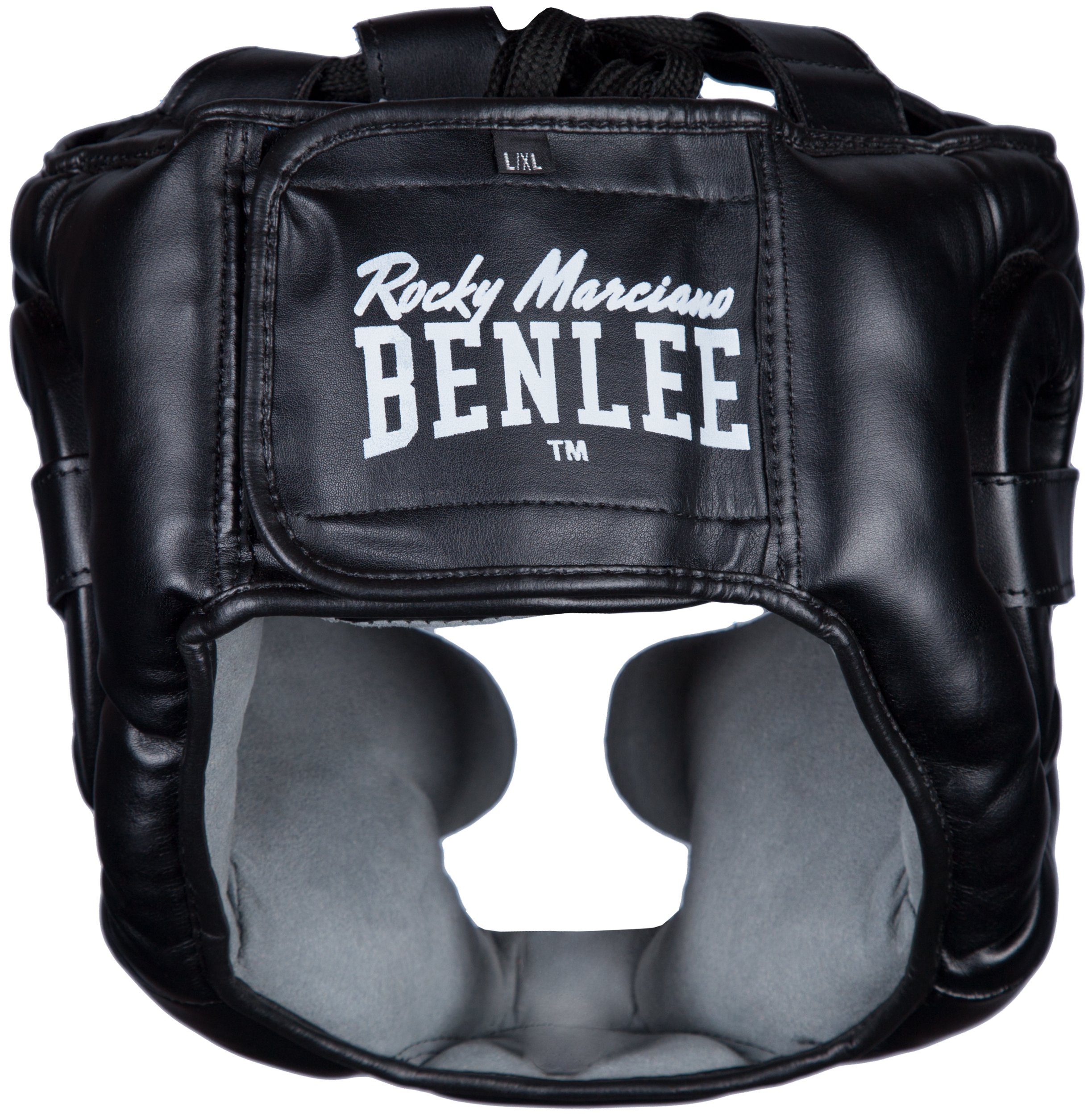 Kopfschützer Full Protection, Schwarz, S/M & BENLEE Unisex-Adult Rocky Marciano Boxbandagen, Schwarz, 3m