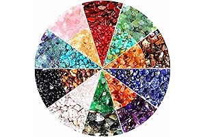 1000PCS Crystal Rock Beads Gemstones Bracelet Making