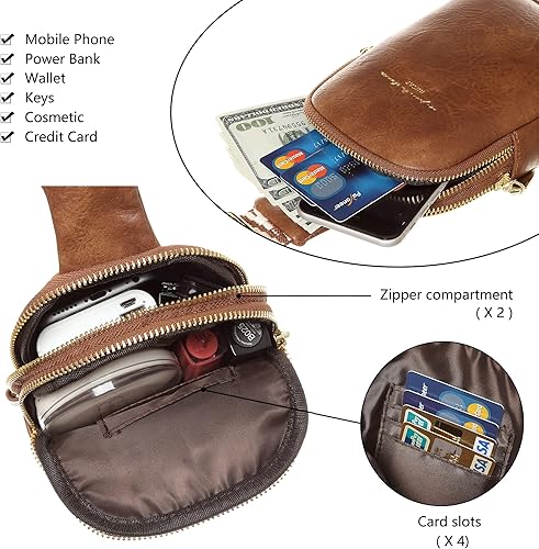 Miniatura 3 de INICAT - Bolso bandolera pequeño para mujer, hombre, adolescente y niñas, riñonera