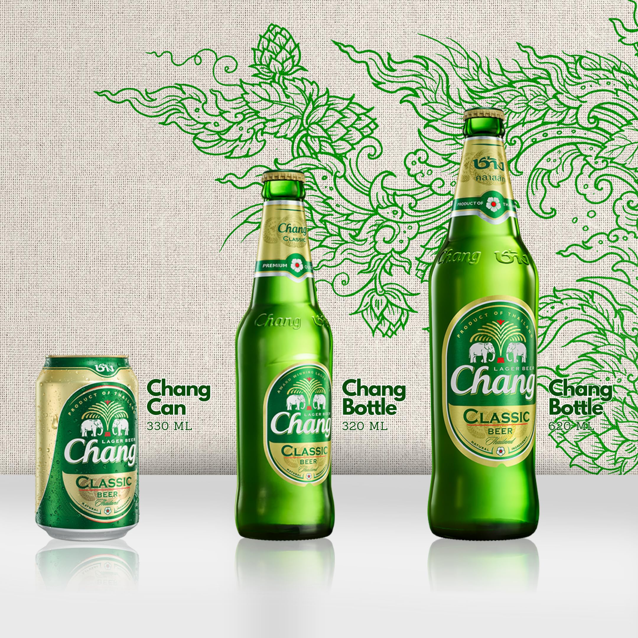 CHANG - Bier 5% Alk. - Plato 11,1 - Multipack (24 X 330 ML)