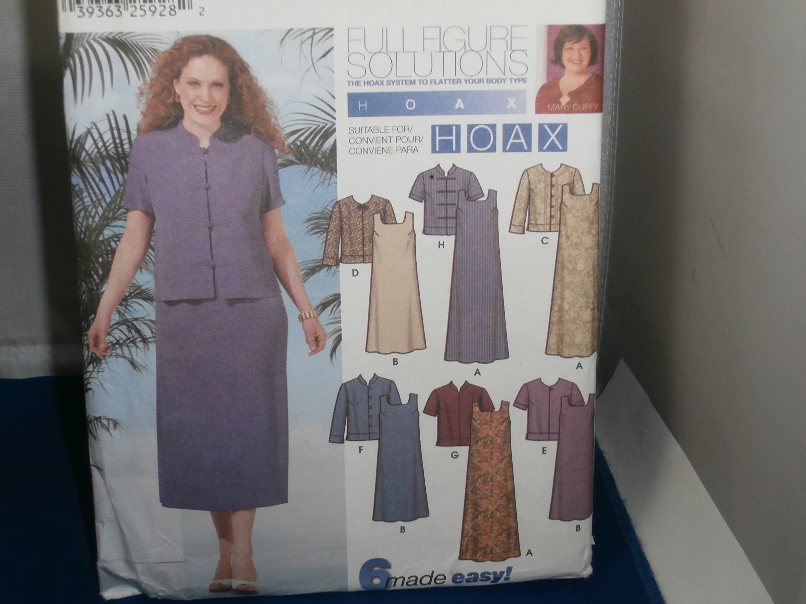 Patron Simplicity 5975 ensemble de couture robe et veste d'exception pour femme
