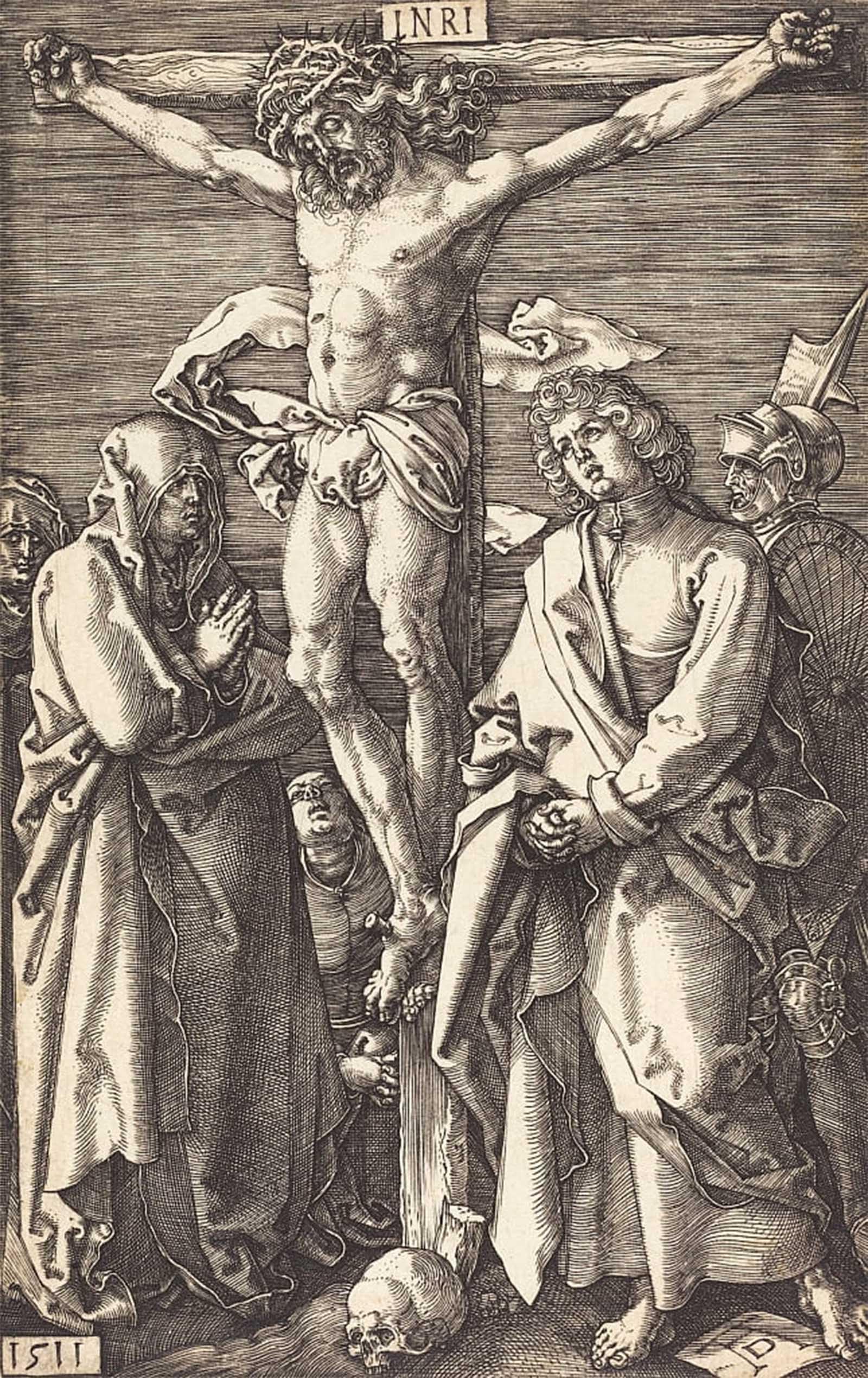 SERENDIPITP Aesthetic Poster Photo Wall Print Retro Picture the Crucifixion by Albrecht Dürer Modern Wall Artwork for Home Decor 60x90cm