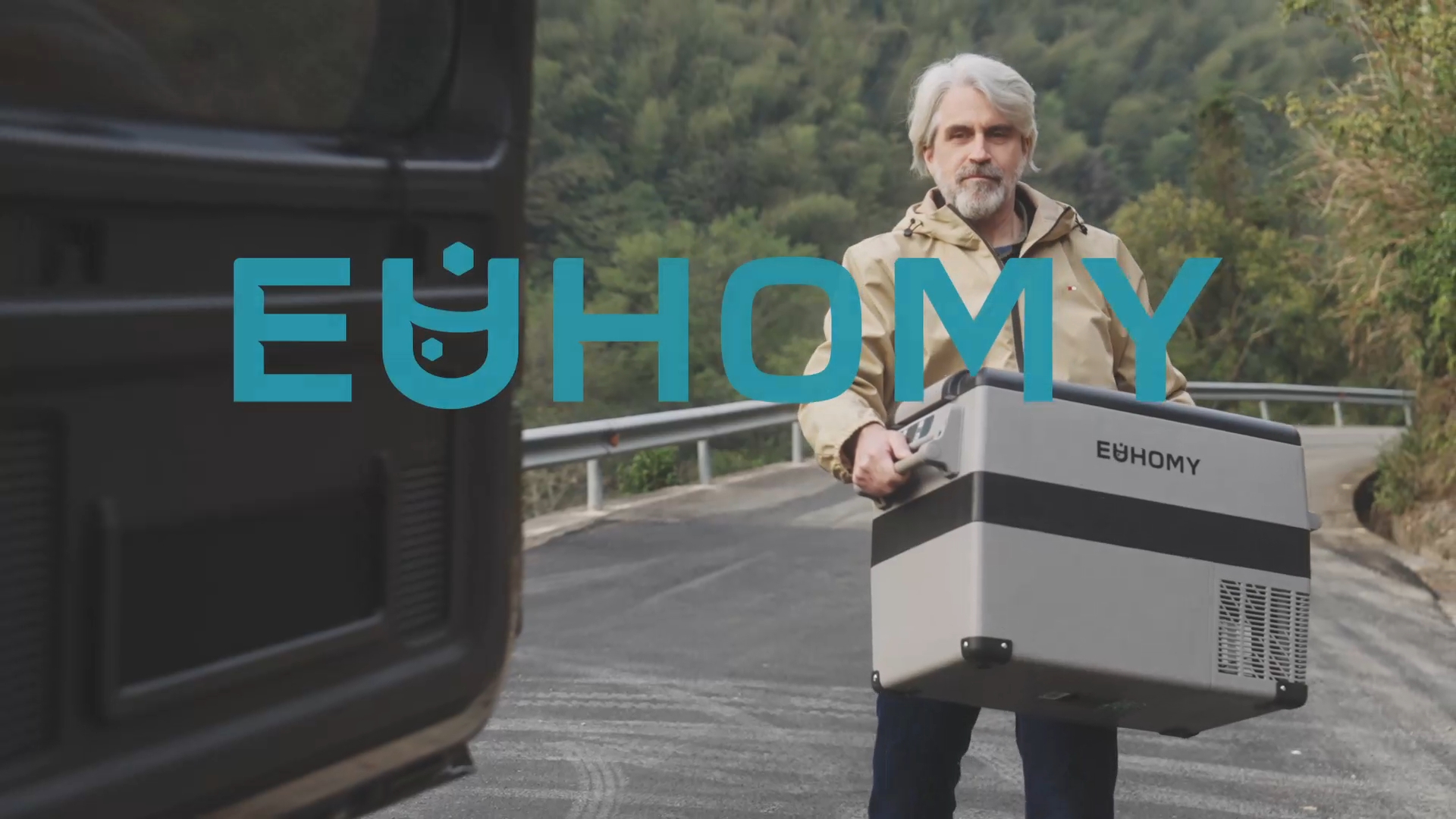 Amazon.co.jp: EUHOMY 車載冷蔵庫 35L 大容量 ポータブル冷蔵庫 2室