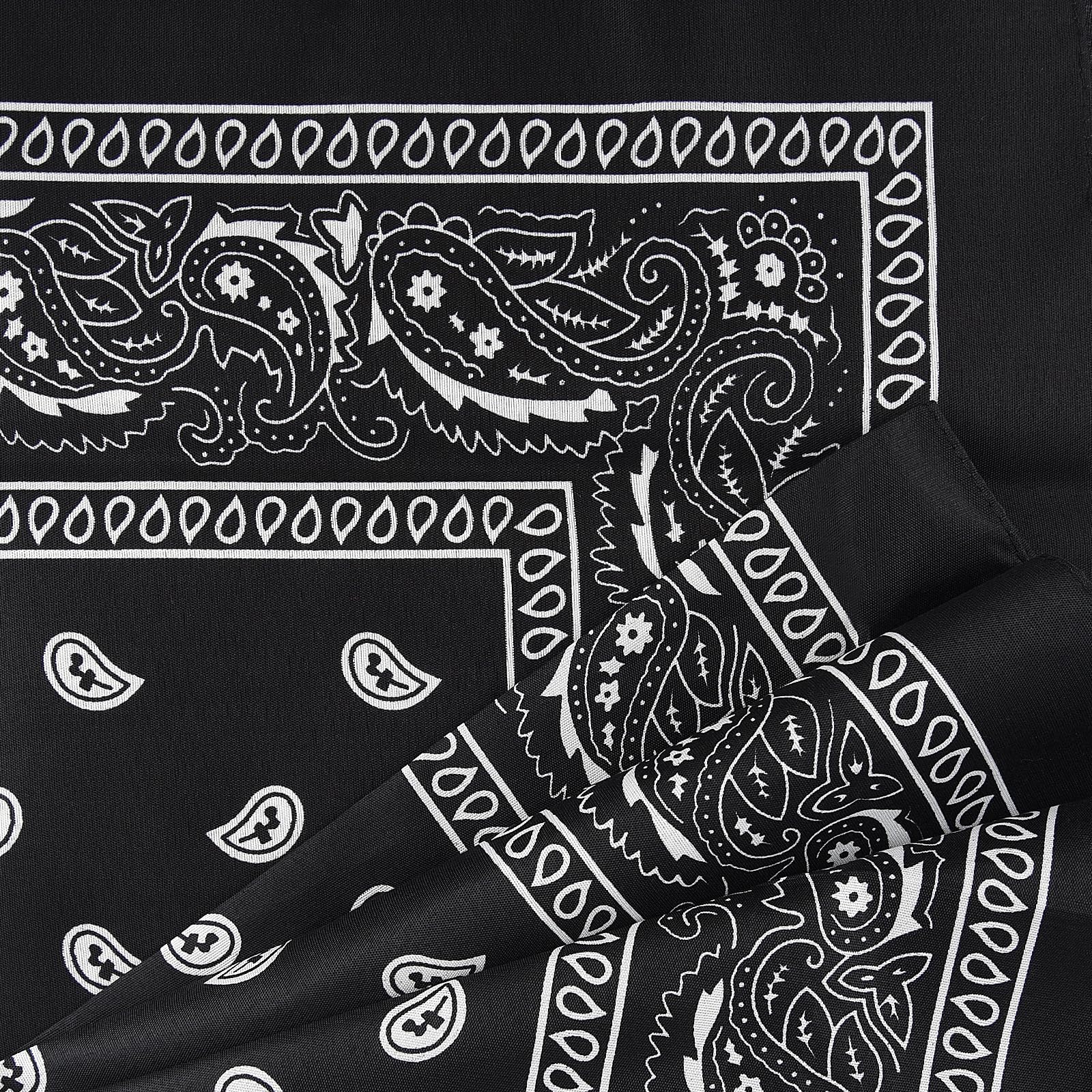 Paisley Bandana Assortite Cowboy Poliestere Copricapo