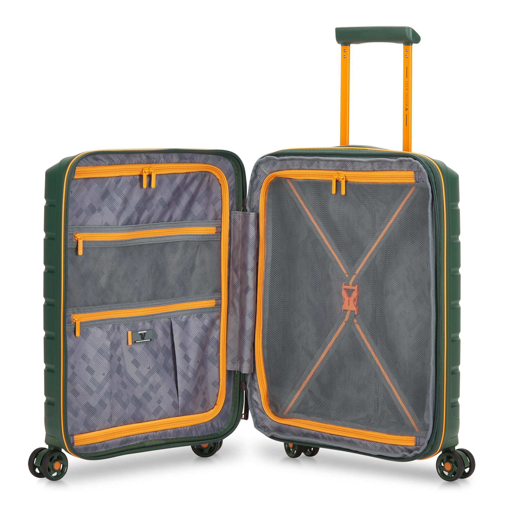 Roncato B-Flying Move Maleta de Cabina 55x40x20/25 cm Expandible - Verde Camuflaje