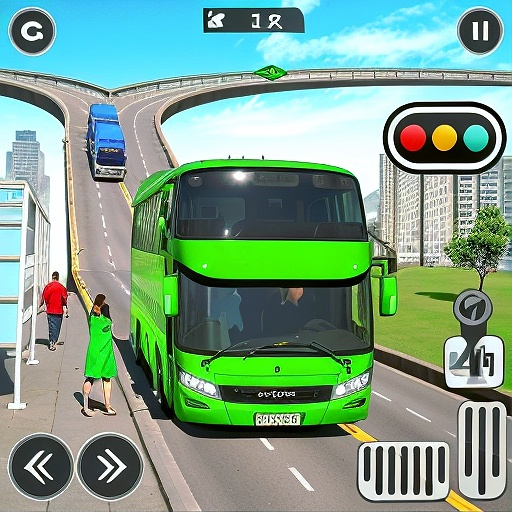 Real Bus Simulator Bus Driving Games : Bus Parking Game