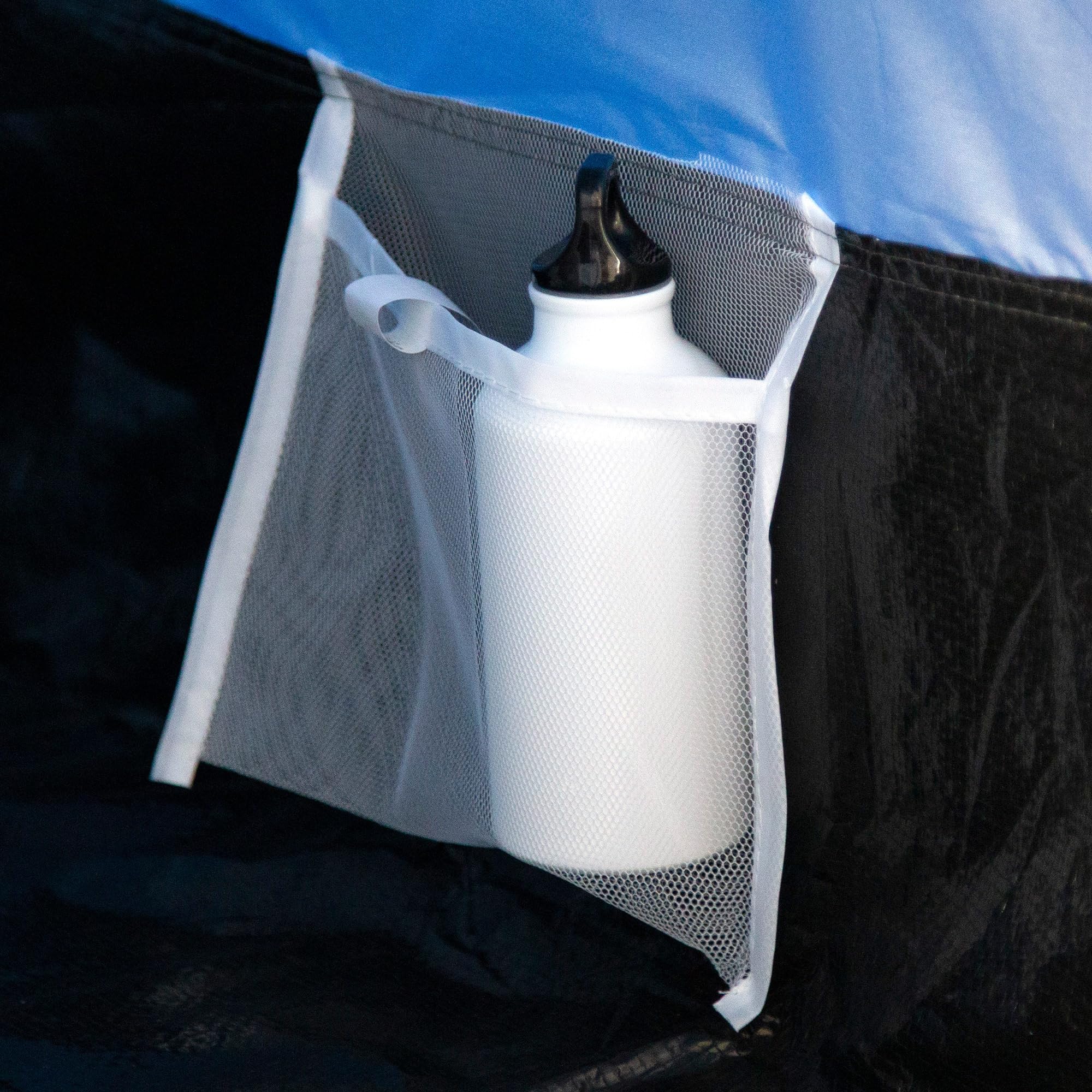 AKTIVE Tenda da campeggio per 2 persone 200x120x100 cm blu, leggera e facile da montare, design igloo con struttura robusta, ventilazione posteriore e borsa per il trasporto (52550)