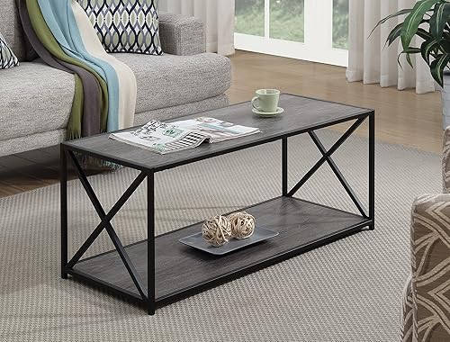 Miniatura 12 de Convenience Concepts Tucson Mesa de centro, abedul sintético abedul sintético.,Gris(Weathered Gray),https://www.amazon.com/dp/undefined