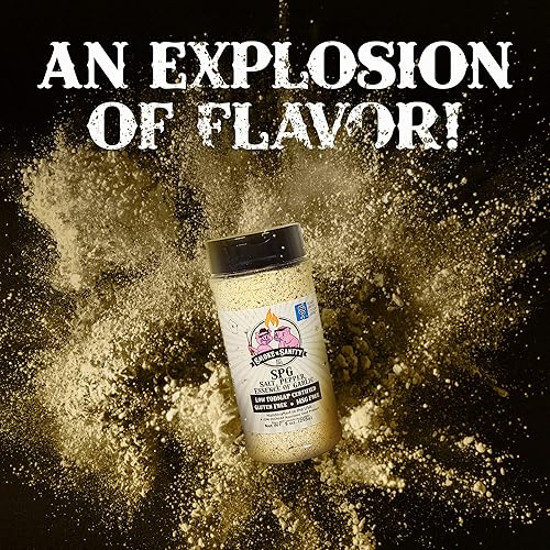 Miniatura 7 de Smoke n Sanity SPG (Sal, pimienta, esencia de sal de ajo)  Certificado Monash bajo FODMAP  Sin gluten  Certificado Kosher  Sin lácteos (coctelera de