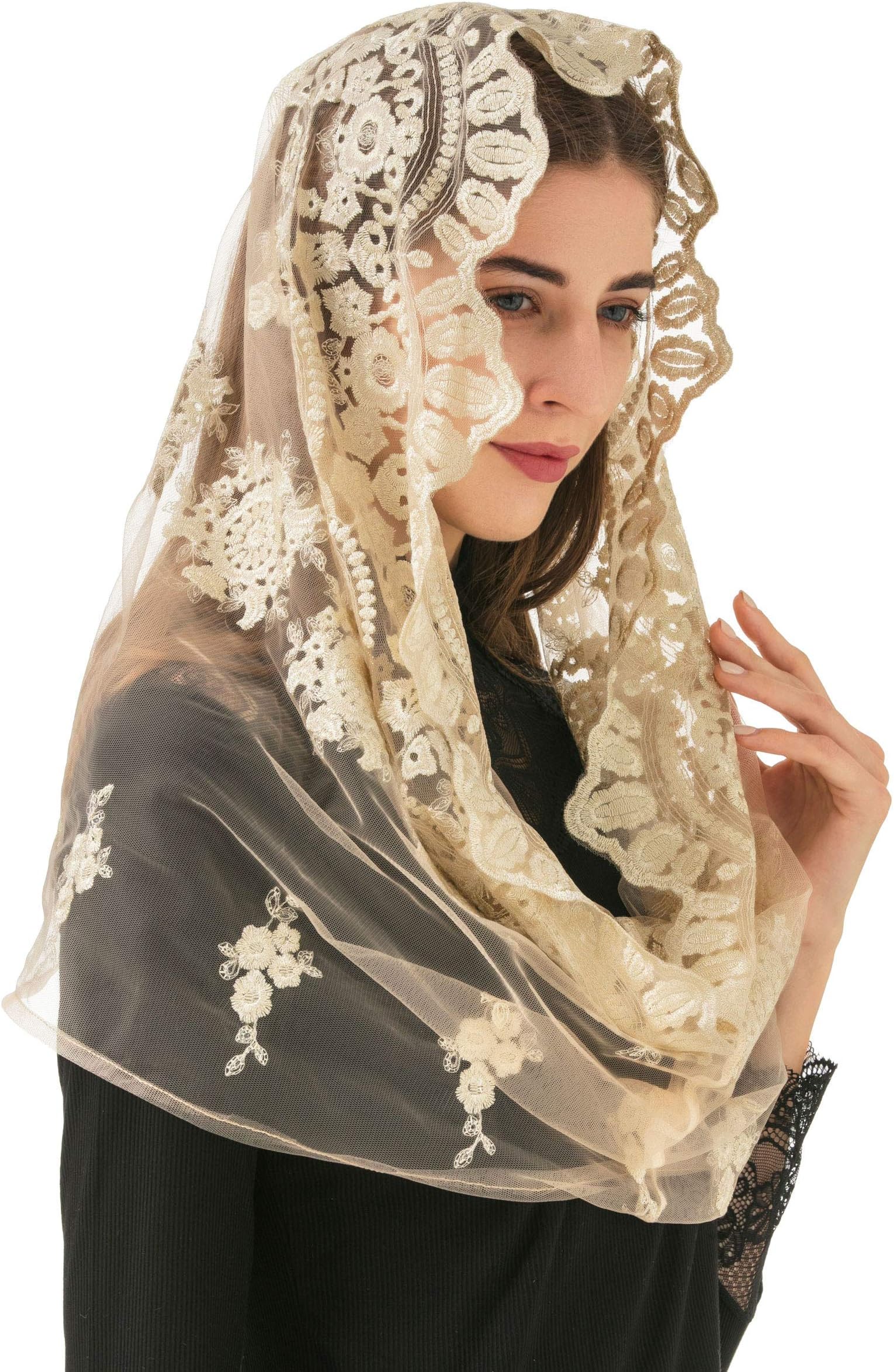 Infinity  Flower Church Chapel Veils