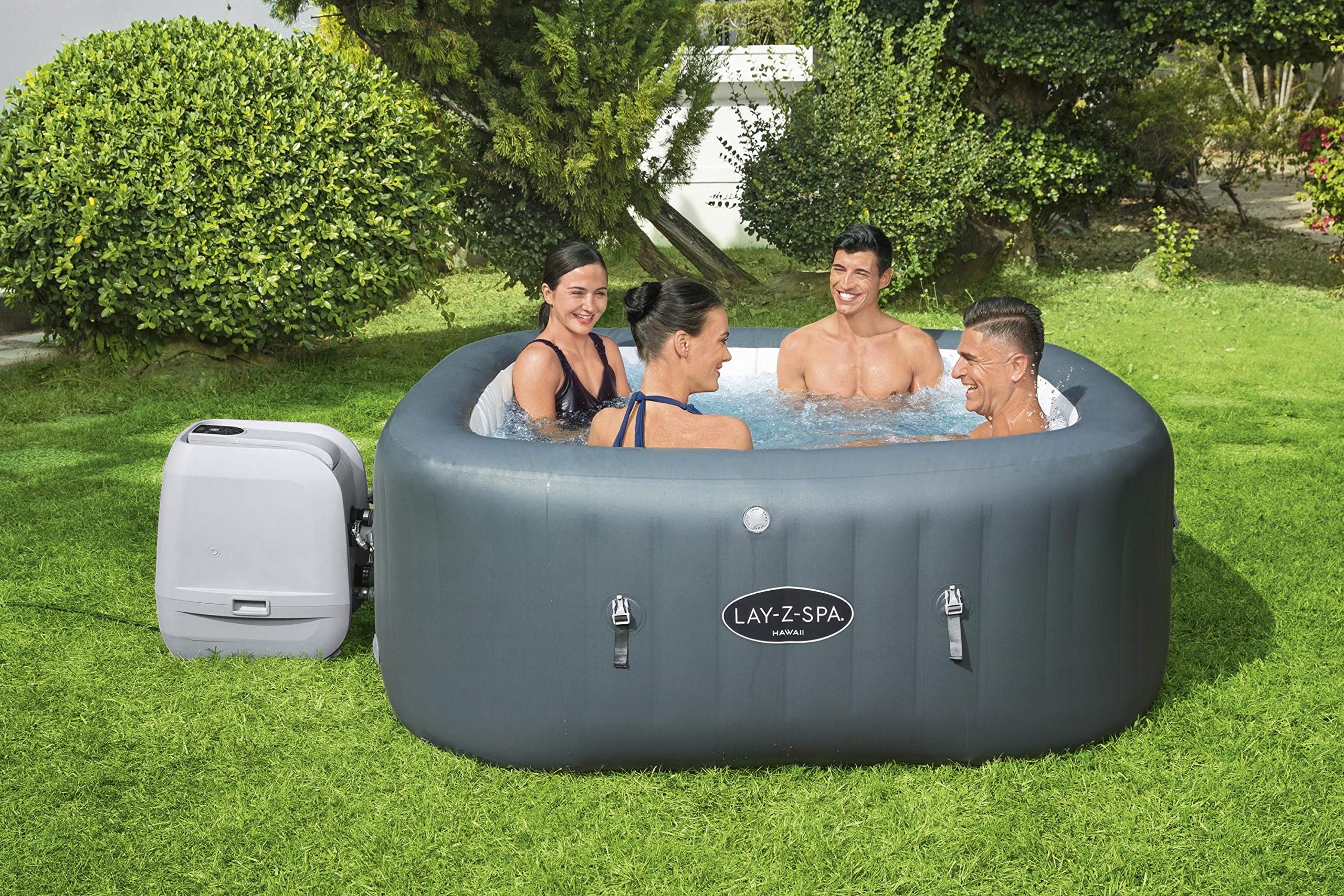 Bestway 60031 Minipiscina idromassaggio gonfiabile Hawaii Lay-Z-Spa HydroJet Pro