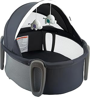 Pamo babe Portable Bassinet and Play Space Baby Dome Travel Crib for Newborn