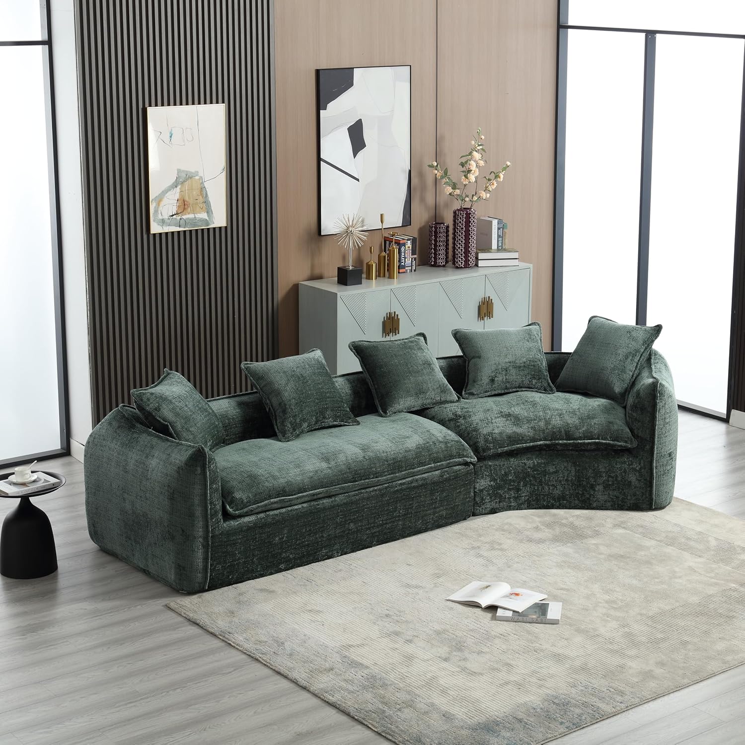HDX Modular Sectional Sofa, 126 Inch UShaped Couch Sofa