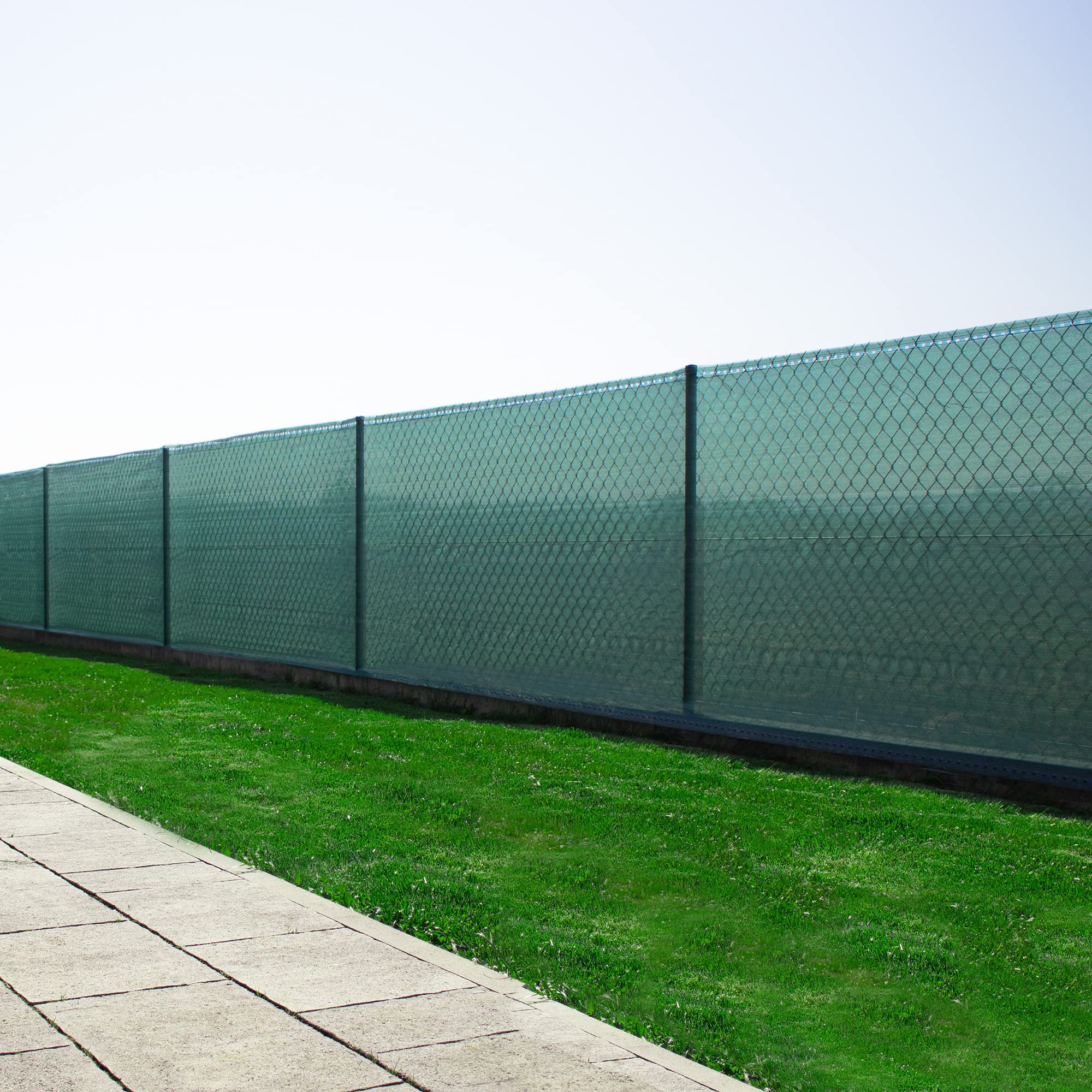 SPRINGOS Rete ombreggiante Rete ombreggiante 1,5 x 50 m Rete di Recinzione 140 g/m² incl. 200 Fascette