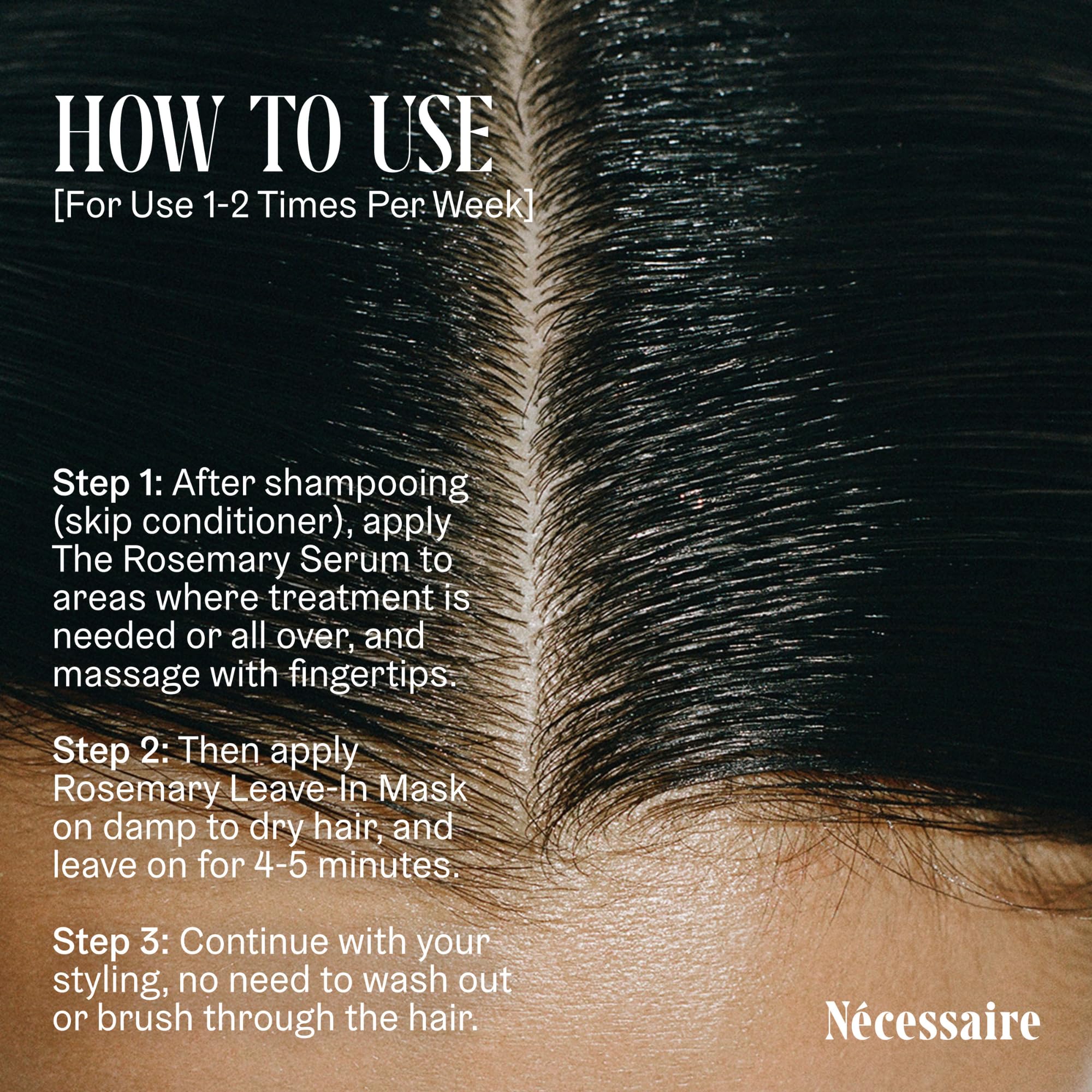Nécessaire Rosemary Leave-In Mask, Keratin Hair Treatment, 60 ml / 2 oz