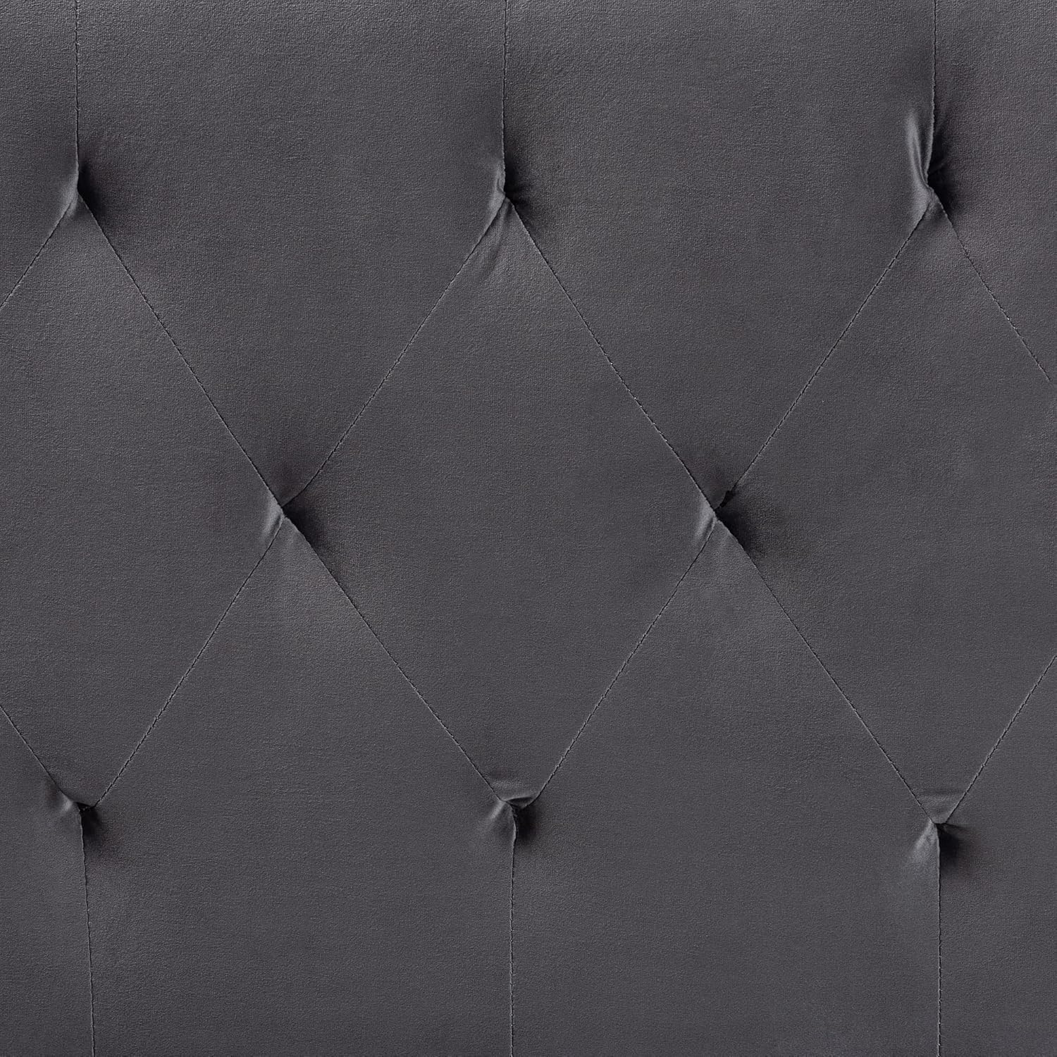 Baxton Studio Felix Modern and Contemporary Grey Velvet Fabric Upholstered Queen Size Headboard