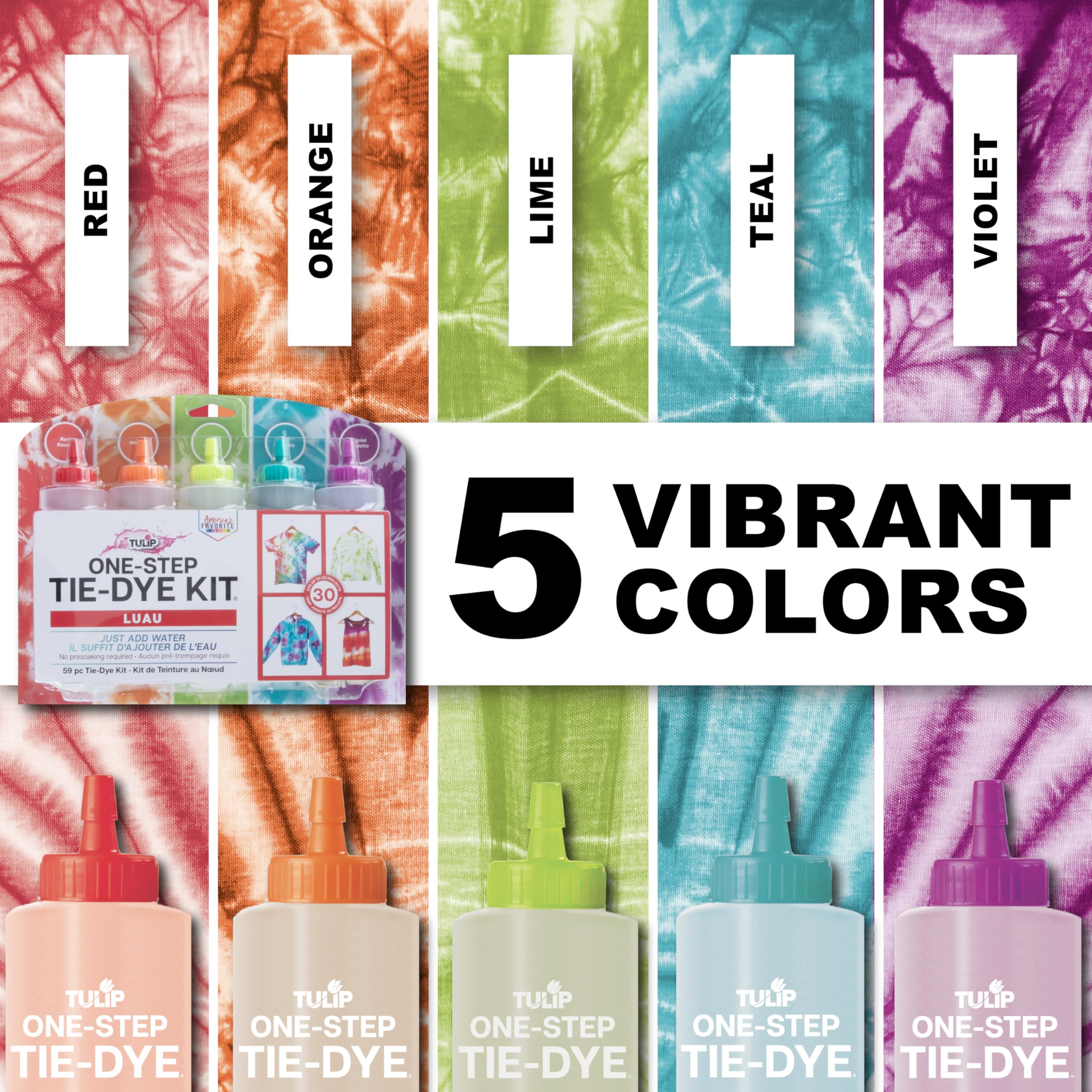 Amazon.com: TULIP I Love To Create Tulip One-Step Tie-Dye Kit
