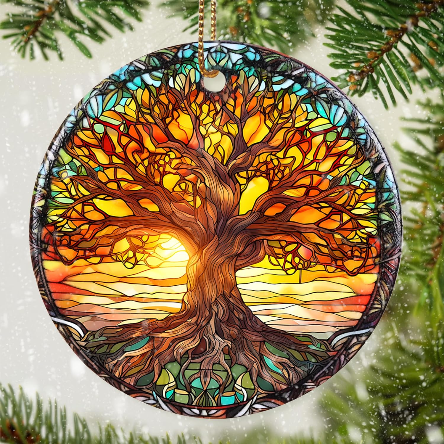 Tree of Life Christmas Ornament - Keepsake for Christmas Tree Tree of Life-s102