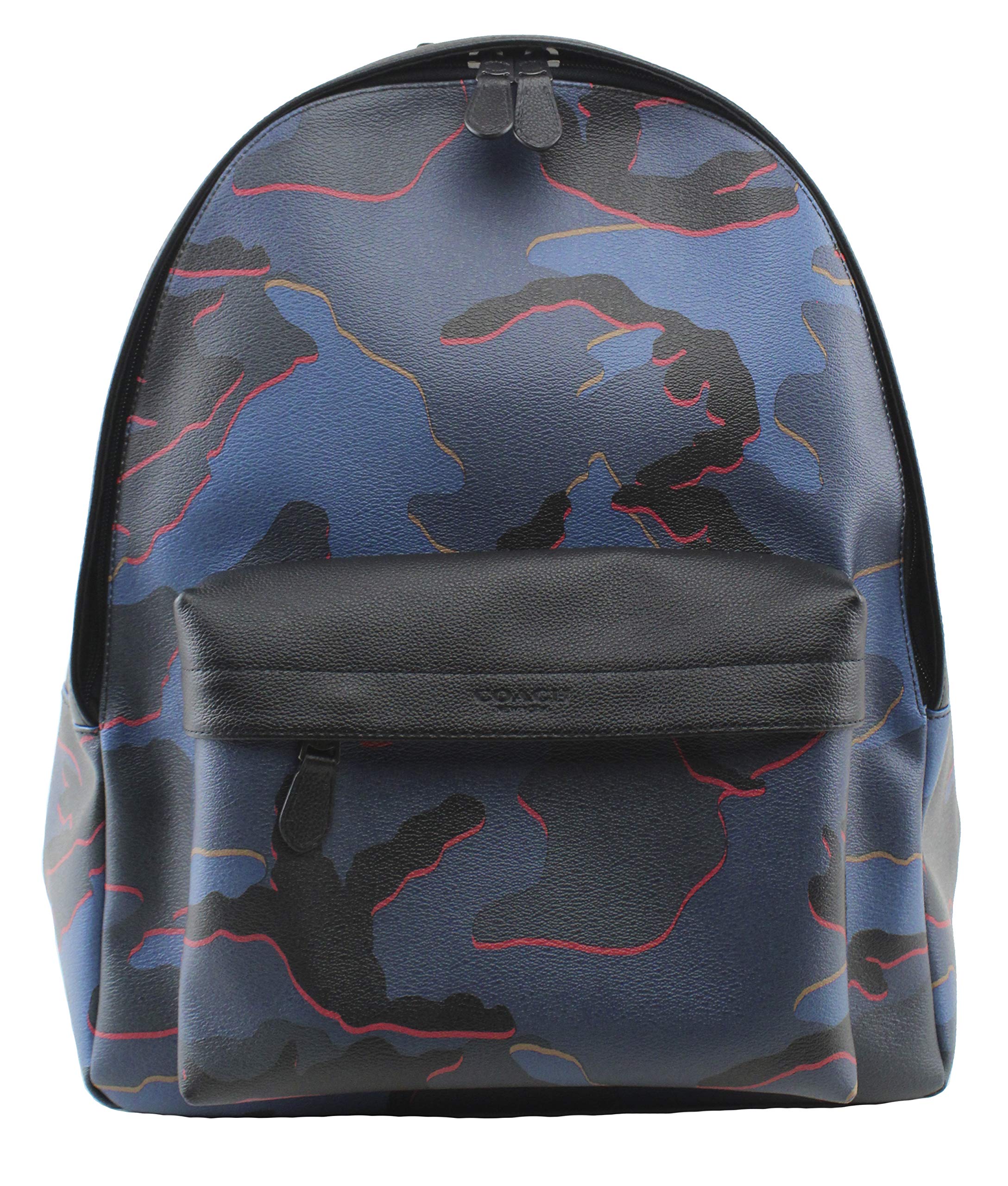coach blue camo backpack