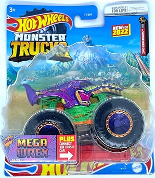 Hot Wheels Monster Trucks - MEGA WREX - Comic Book Crashers - 67/75-2022