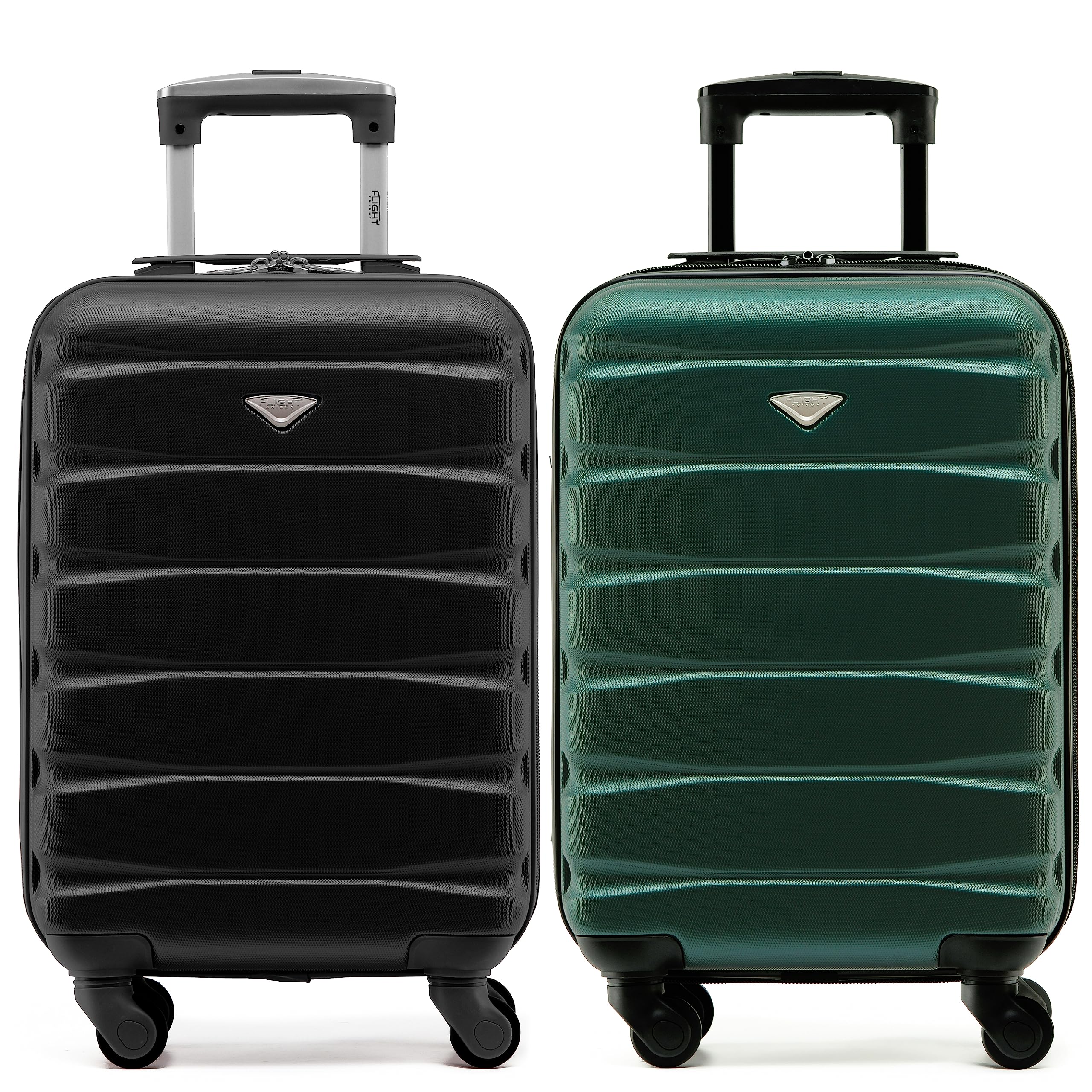 Flight Knight Suitcase Set of 2 Lightweight 4 Wheel ABS Hard Case Cabin Carry On Hand Luggage Approved for Over 100 Airlines Including easyJet, British Airways, Ryanair & Many More 55x35x20cm — view 12
