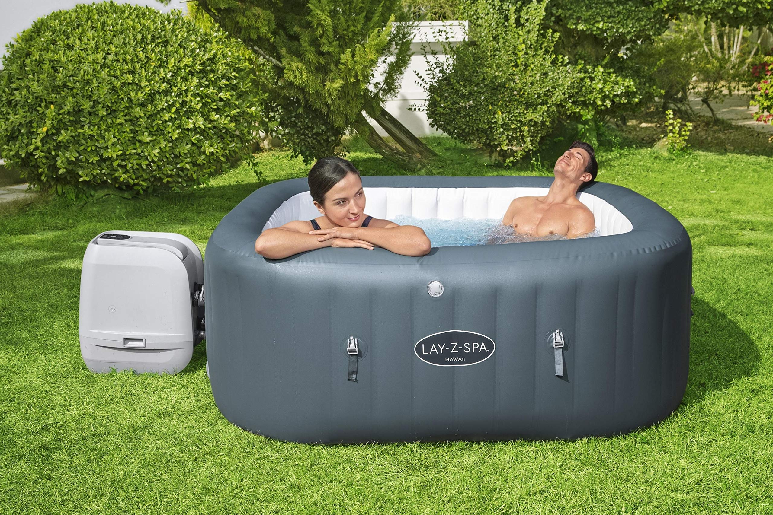 Bestway 60031 Minipiscina idromassaggio gonfiabile Hawaii Lay-Z-Spa HydroJet Pro