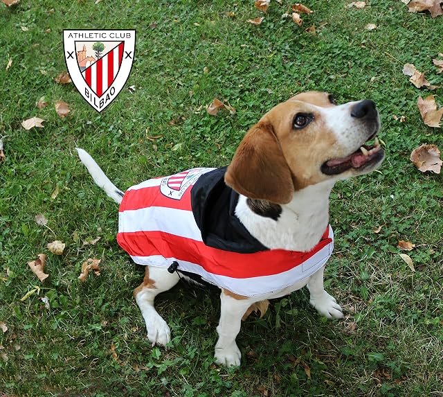 Foto 5 de 7 de ATHLETIC CLUB BILBAO - Chubasquero con Capucha para Perro, Sudadera Impermeable, 8 Tallas Disponibles…