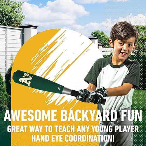 Miniatura 157 de Franklin Sports MLB Bate de béisbol de espuma jumbo + juegos de pelotas, bates de béisbol de espuma de gran tamaño para niños + pelotas de béisbol