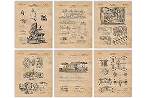 Exclusive Vintage Train Canvas Wall Art