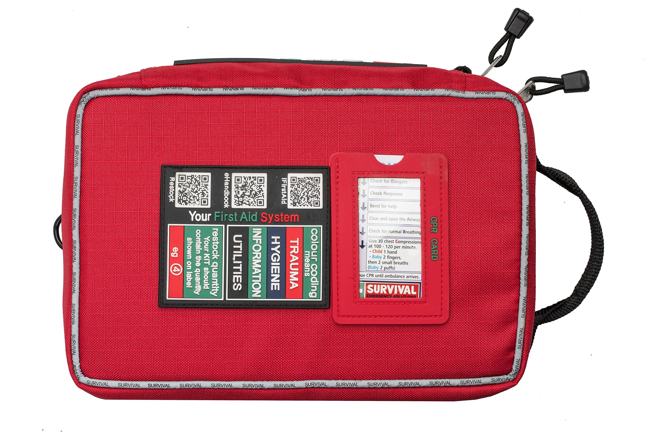 SURVIVAL Erste-Hilfe-Set für den Arbeitsplatz Plus | Langlebig, wiederverwendbar