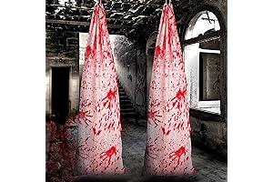 Sadnyy 2 Pcs Halloween Scary Bloody Gauze Bag Decor for Dead Body...