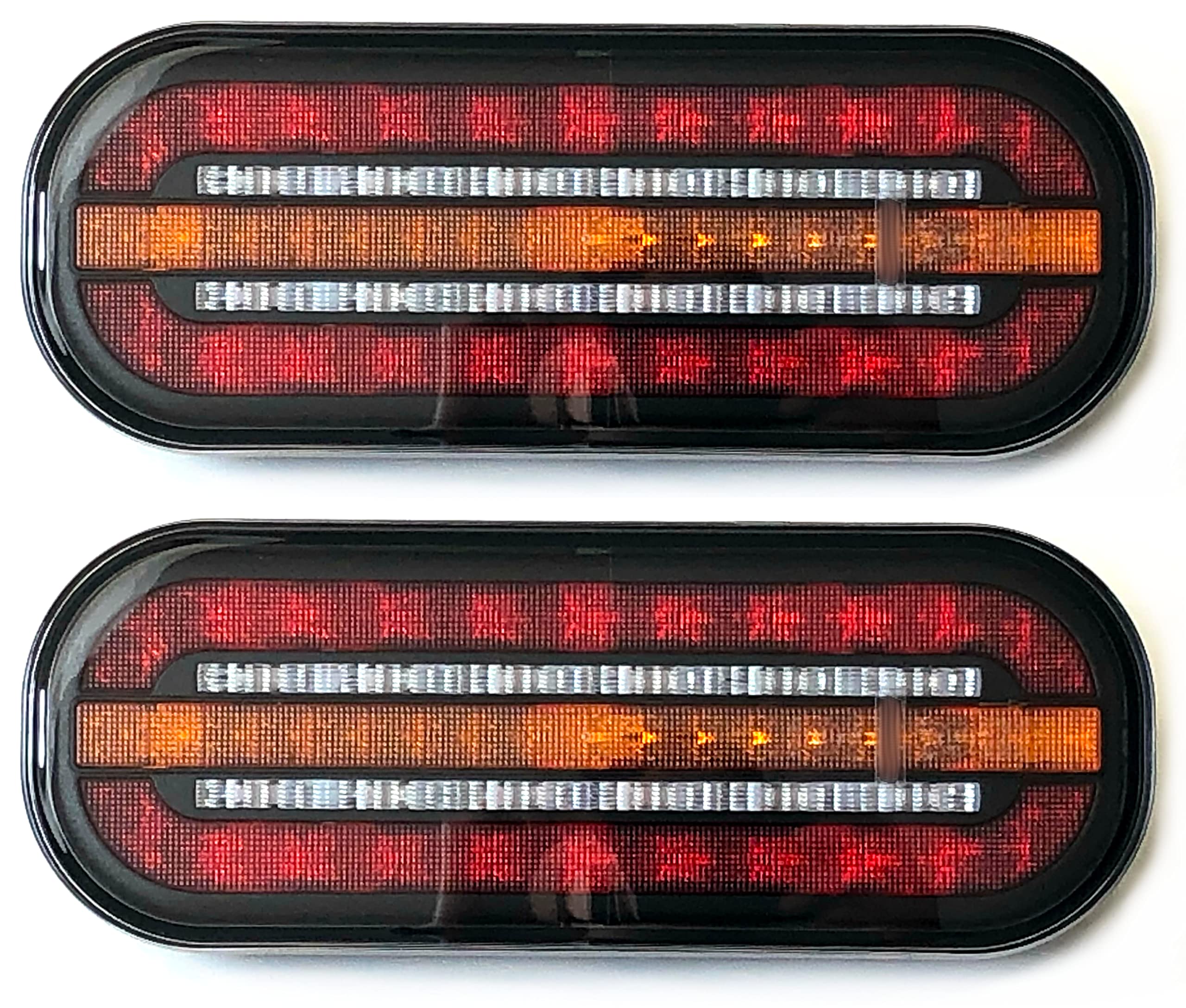 Juego de luces LED traseras para remolque, 13 pines, cable de 7 m