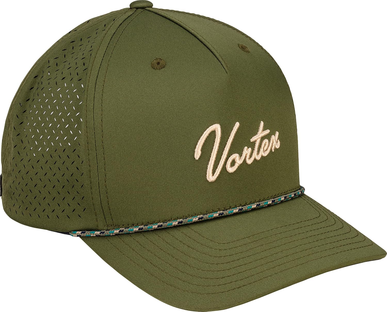 Vortex Script Logo Rope Men's Snapback Caps