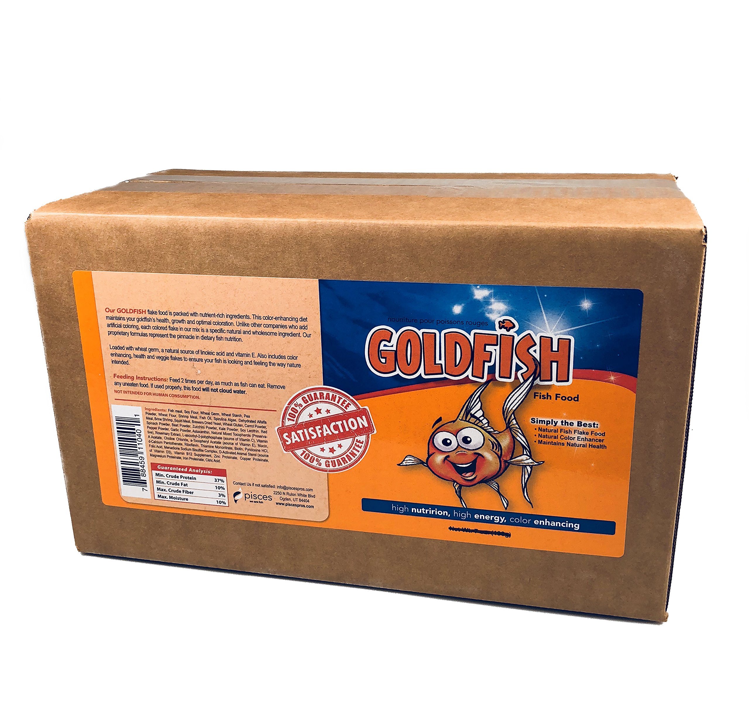 Pisces Pros Balanced Diet Goldfish Flake Food for Optimal Health