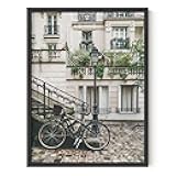 HAUS AND HUES Paris Pictures for Wall - Paris Poster, Paris Wall Art for Bedroom, Picture of Paris for Wall, Paris Art Wall Prints UNFRAMED 12” x 16”