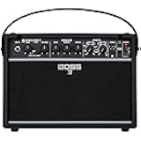 BOSS Katana-Mini X | Powerful 10-Watt Mini Amplifier for Electric, Acoustic & Bass | Tube Logic Design | Custom 5” Speaker | Versatile Sounds & Dual Effects | Bluetooth | Built-in Rechargeable Battery