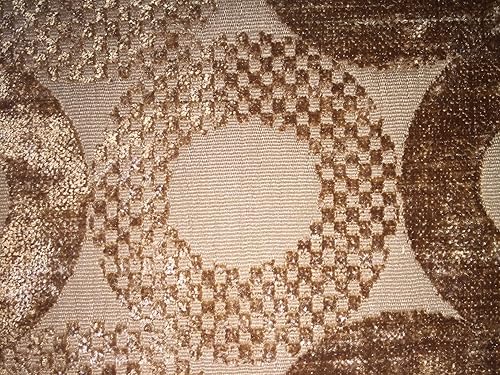 Miniatura 3 de Anillos centelleantes dorados de gamuza sintética de tela de 58 pulgadas