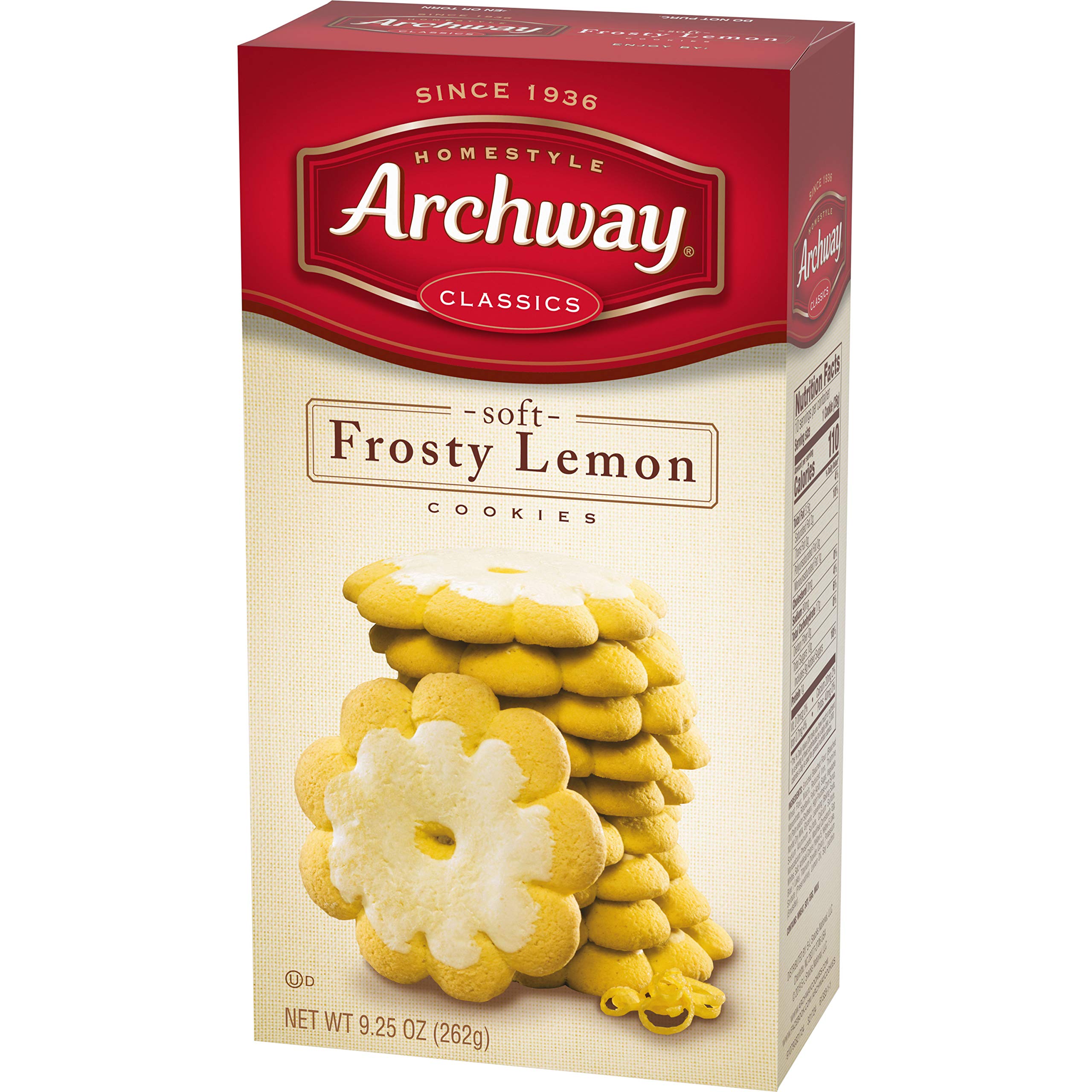 Amazon.com: Archway, Frosty Lemon Cookies, 9.25oz Box (Pack of 2