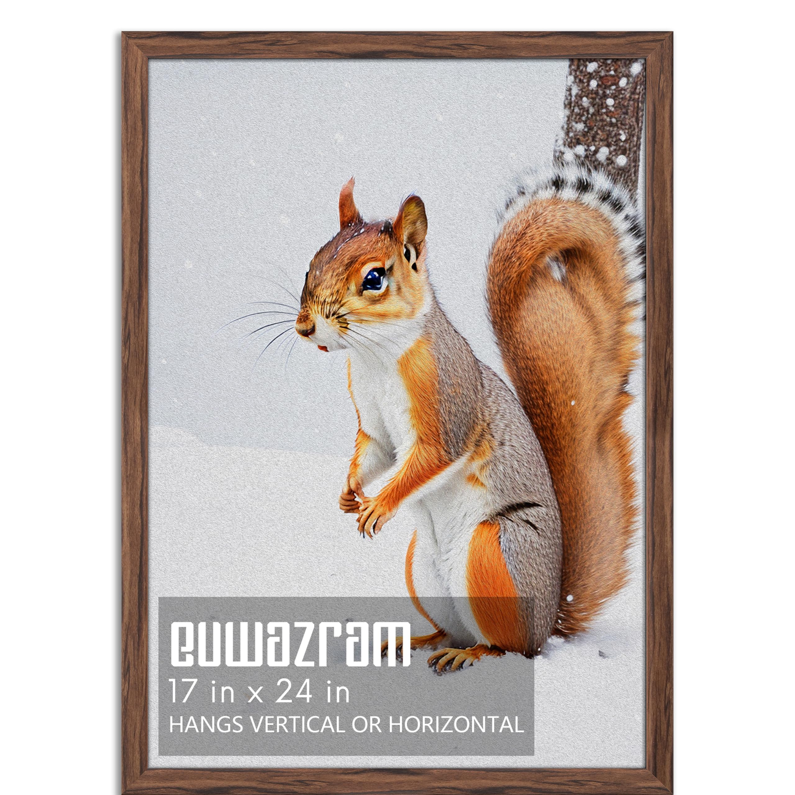 Rustic Walnut 17x24 Frame euwazram
