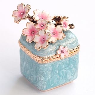< 小枝桜(ブルー) > ピィアース 宝石箱