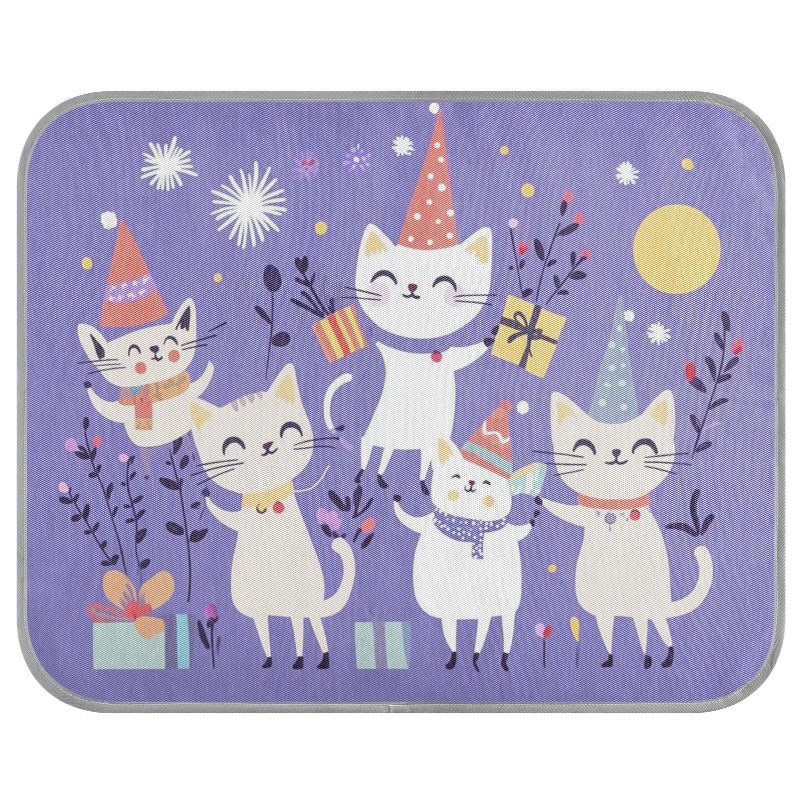 siphylline Burmese Cats Purple Summer pet Cooling mats Self Cooling beds for Outdoor for Puppy Indoor Non-Electric tapete refrescante para mascotas S