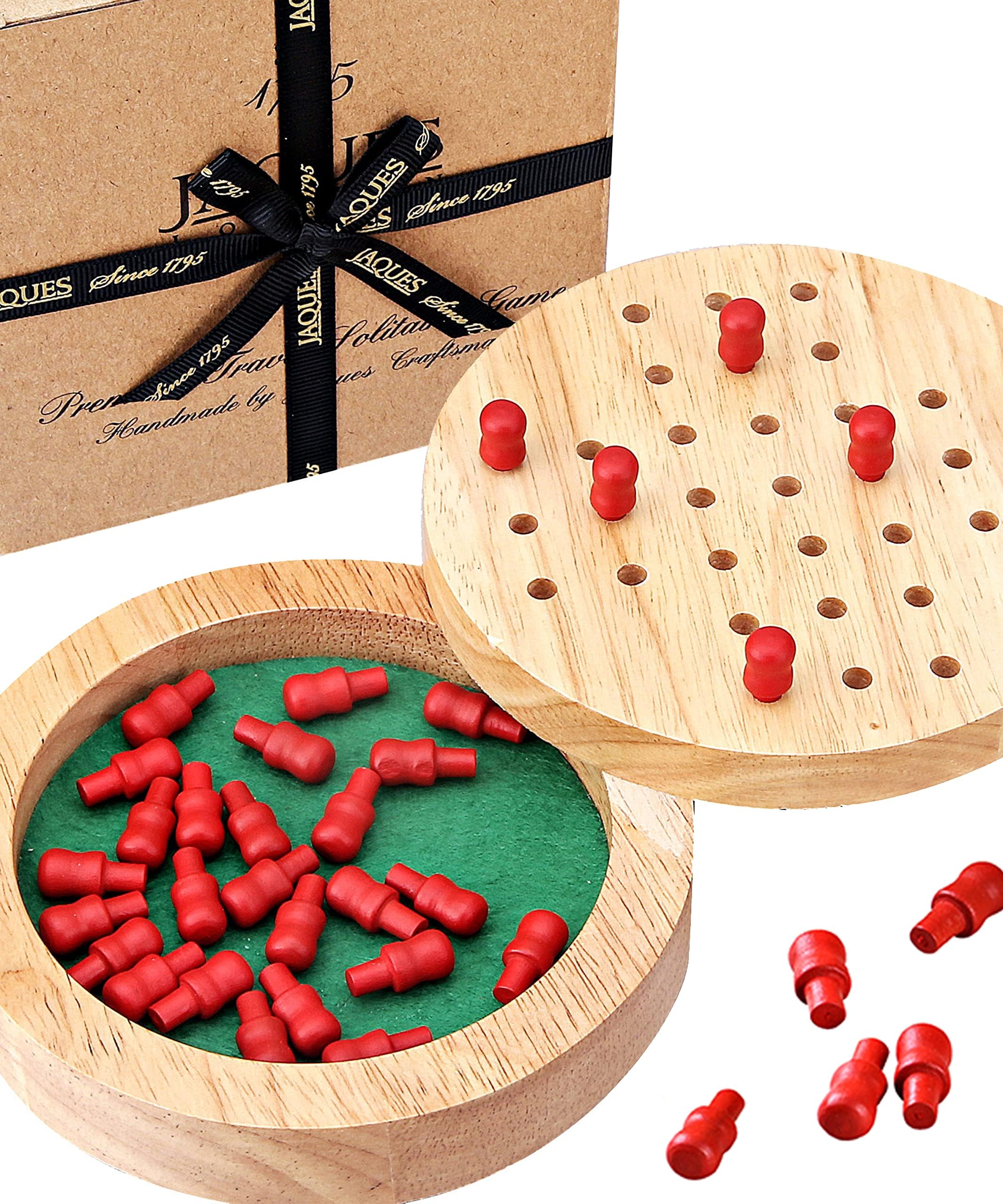 Solitaire Board Game | Wooden Travel Games | Pocket Games | Since 1795