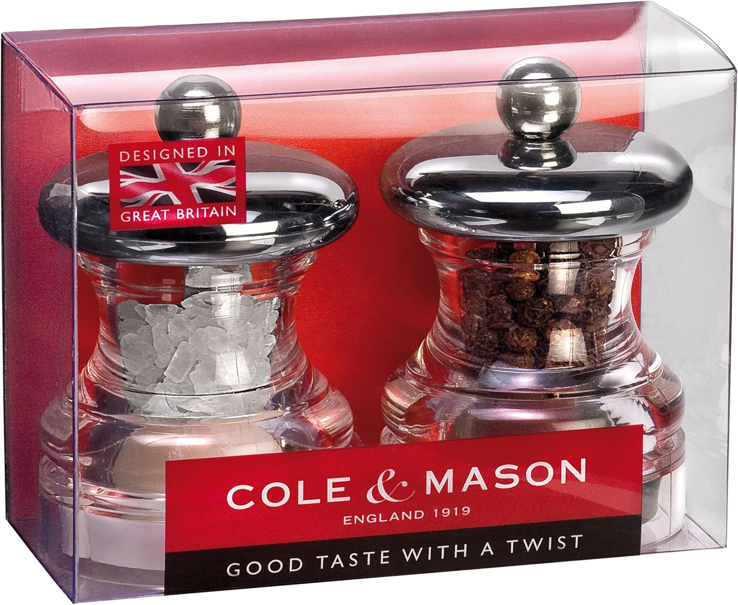 Cole & Mason Button Acrylic Salt and Pepper Mills Amazon.ca Home
