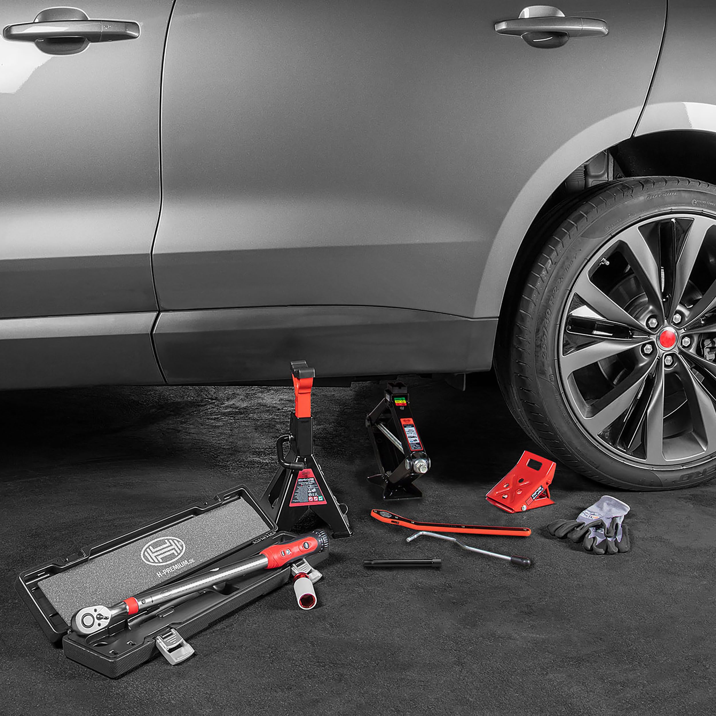 HEYNER® Podnośnik samochodowy o udźwigu 1,2 t do samochodów osobowych Mini Cooper, BMW serii 2 i X1