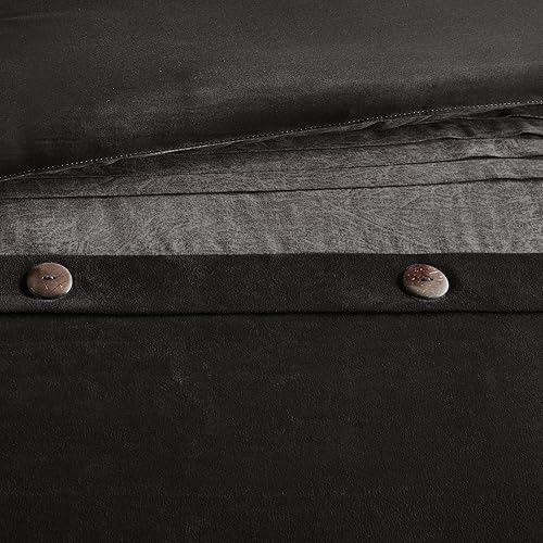 Miniatura 11 de Madison Park Boone - Juego de edredón acogedor, gamuza sintética, ropa de cama alternativa al plumón de estilo hotelero de lujo para todas las